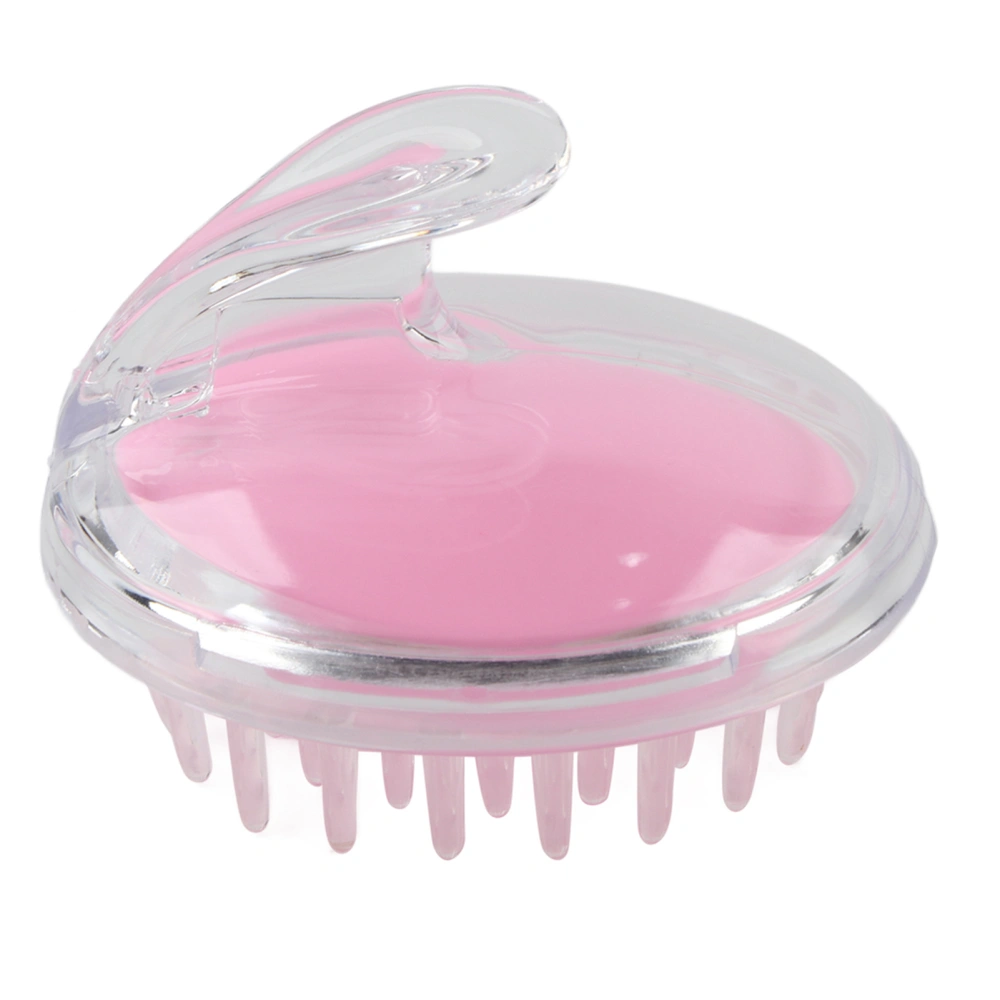 Health Care Shampoo Hair Scalp Massager Shower Brush Hair Washing Massage Comb Beauty Tool Pink