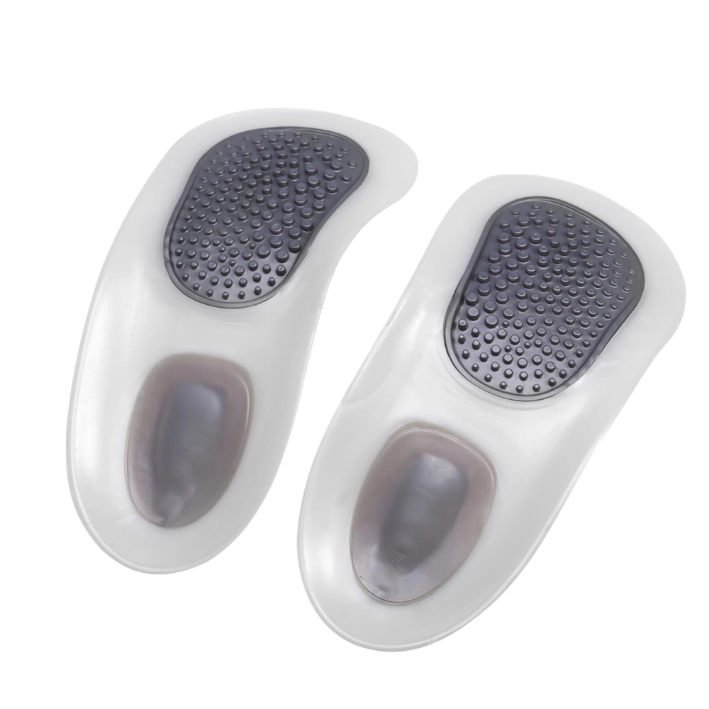 NaNo silver Arch Foot Cushion Flat Foot Orthosis Correction Pads O/X Leg Inserts Insoles F