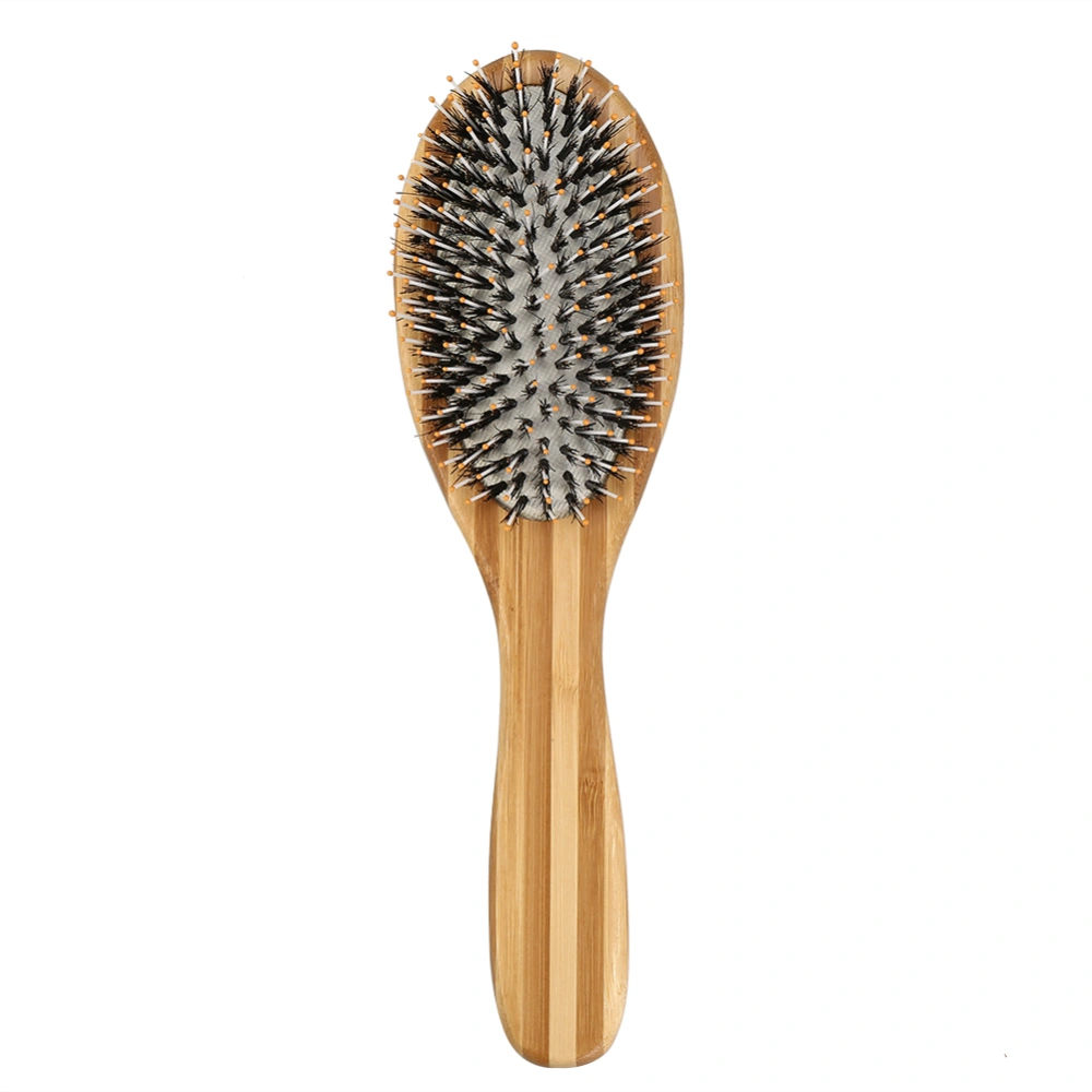 Bamboo Hair care Anti Static Paddle Handle Massage Hair Brush Cushion Comb (#3, 23.5*6cm)