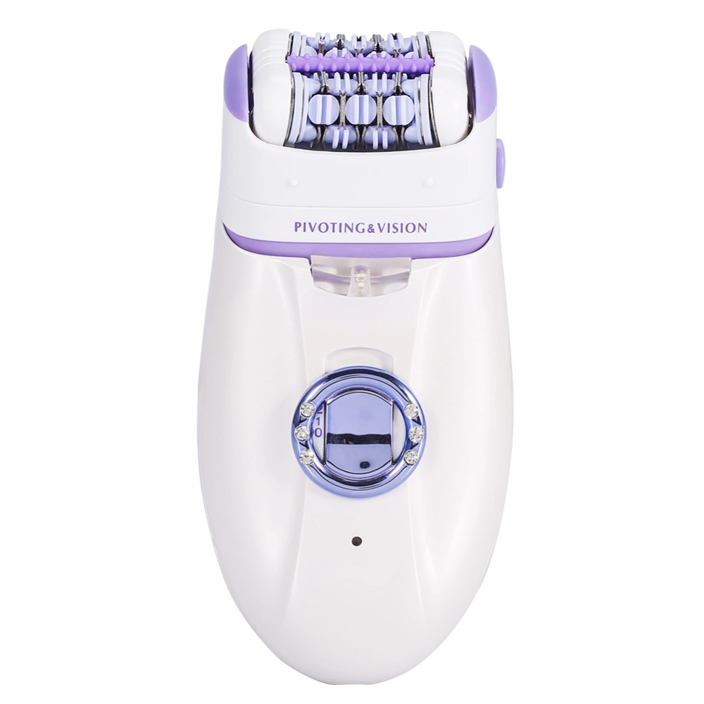 2 in 1 Women Lady Electric Hair Removal Shaver Depilator For Arm Leg Armpit Body 220V