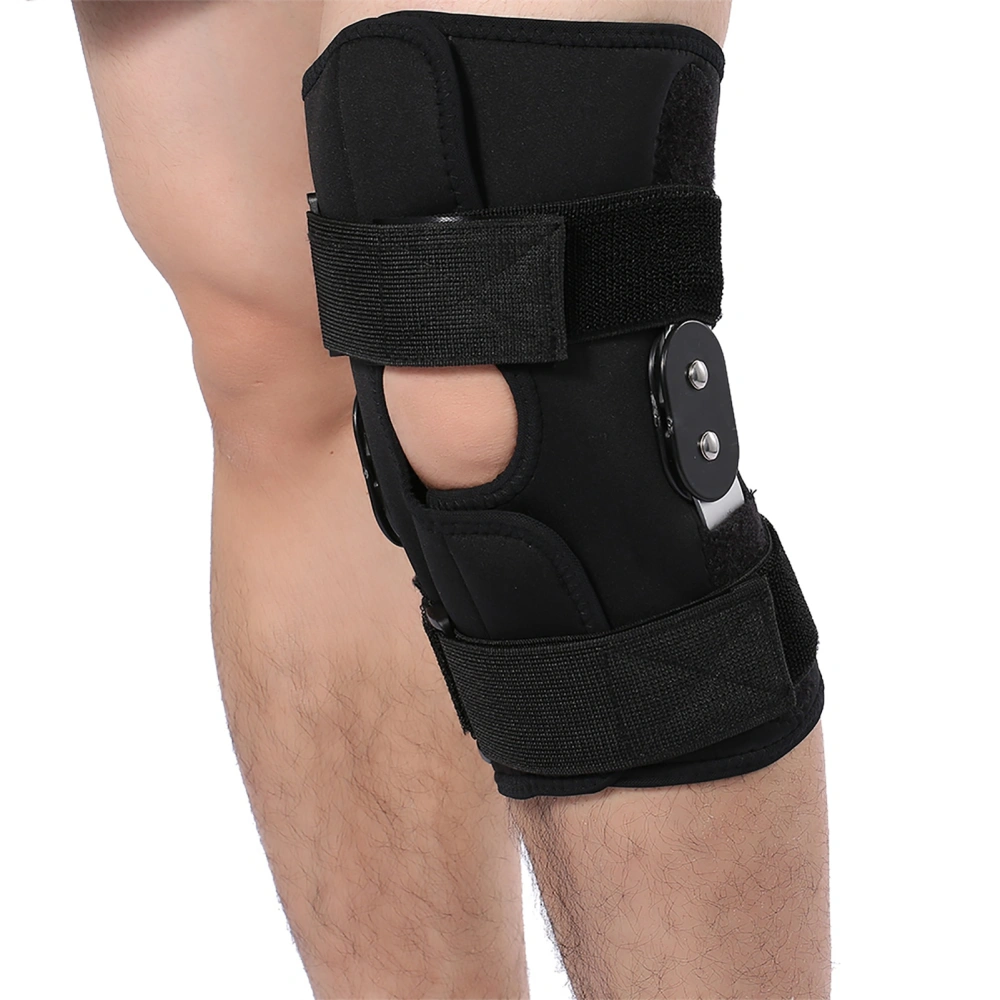 Adjustable Knee Brace Pad Support Leg Protector Compression Sleeves Safety Strap (XL)