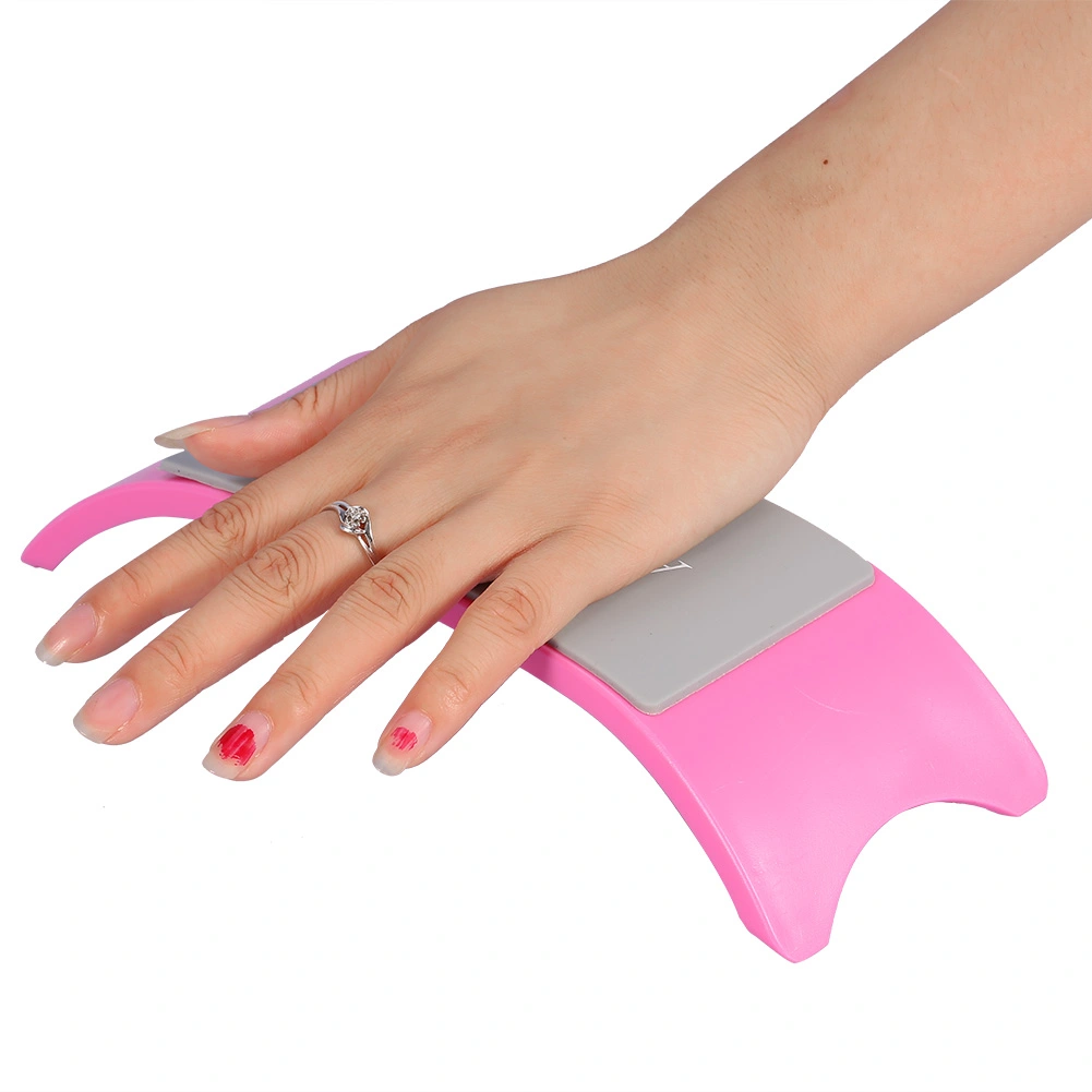 Hand Pillow Arm Cushion Rest Holder Manicure Accessory Nail Art Tool Equipment Pink