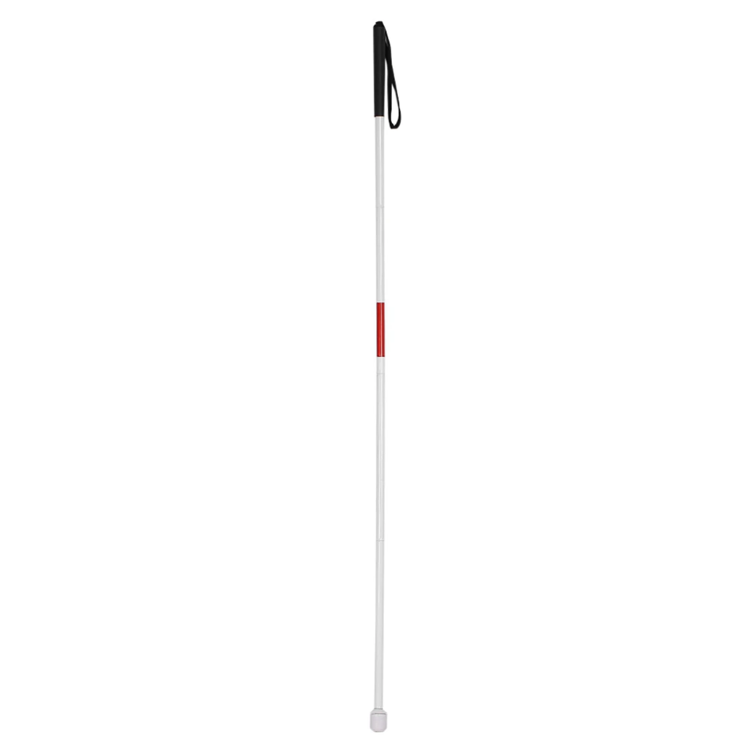 127cm 4-Sections Aluminum Alloy Folding Cane Walking Stick For The Blind