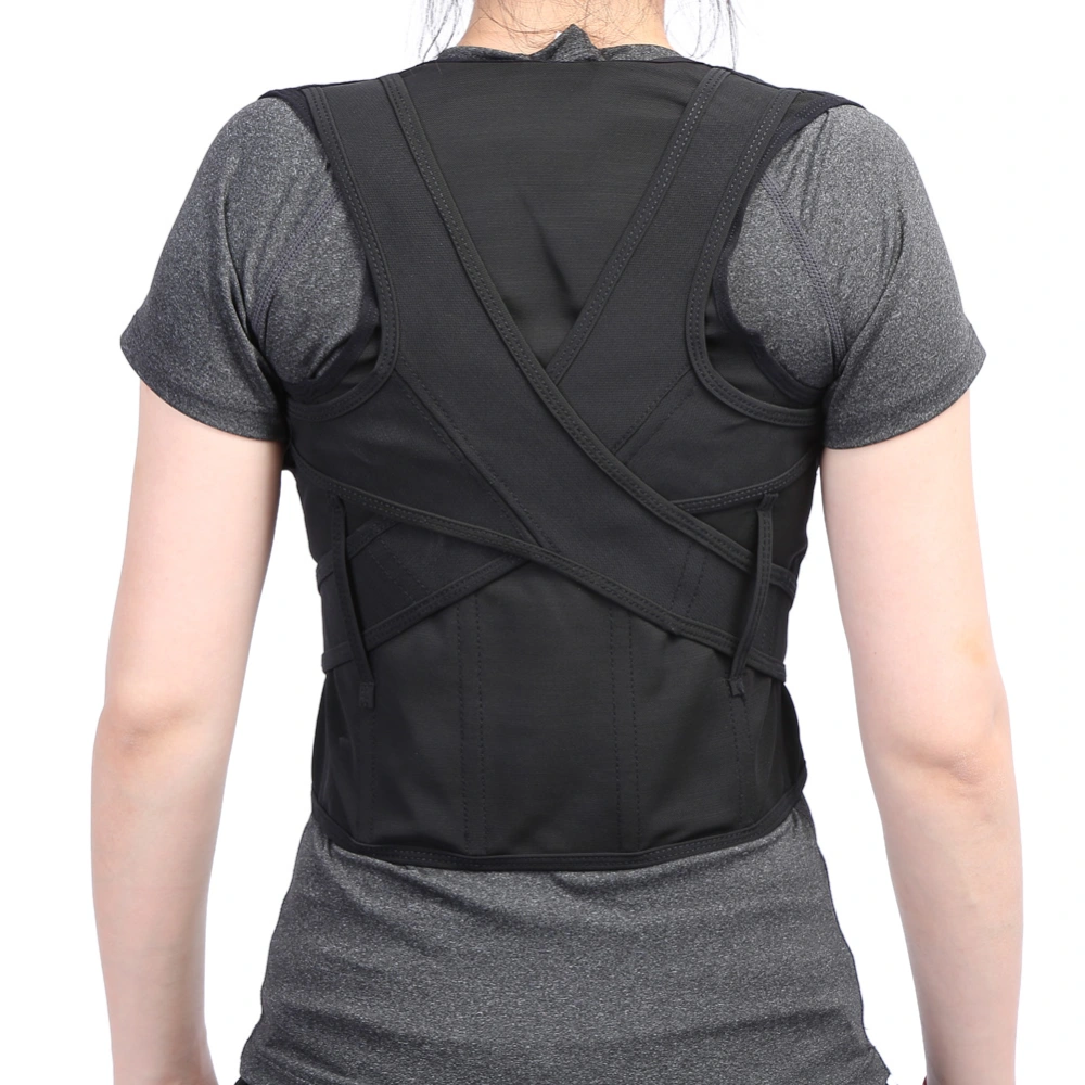 6Sizes Adjustable Adult Children Back Waist Lumbar Shoulder Support Posture Correction Belt