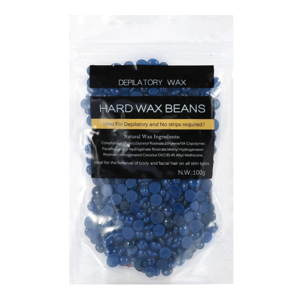 100g/Bag No Strip Depilatory Arm Leg Hair Removal Hard Wax Waxing Beans(Chamomile)