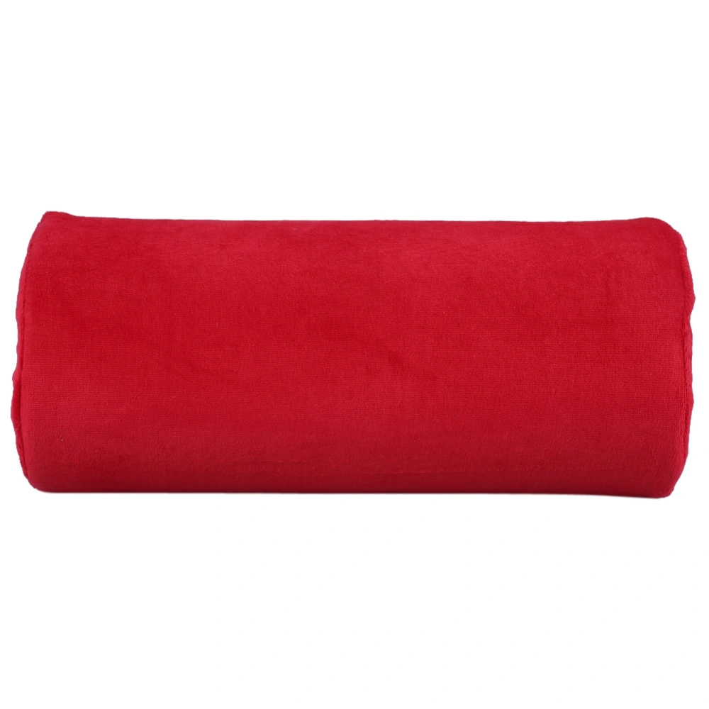 Personal Hand Rest Cushion Nail Art Plush Pillow Detachable Manicure Makeup Tool Red