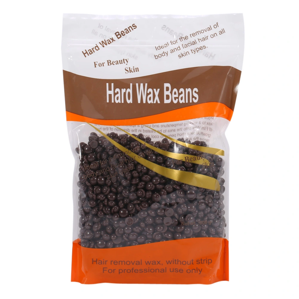 300g/Bag Beauty Salon Depilatory Dedicated Hard Wax Bean Waxing Hair Removal(Chocolate)