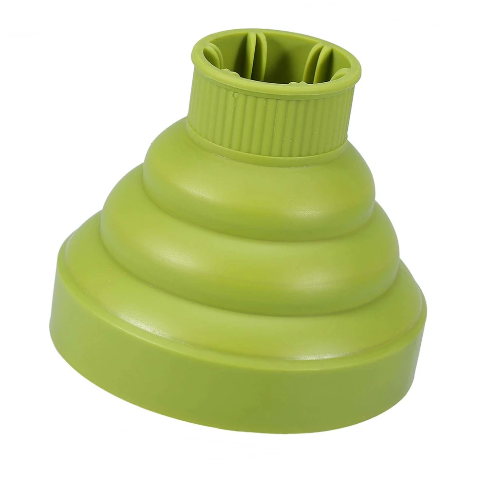 Salon Foldable Folding Hairdryer Hair Blower Diffuser Cover Styling Hairdressing Tool(Green)