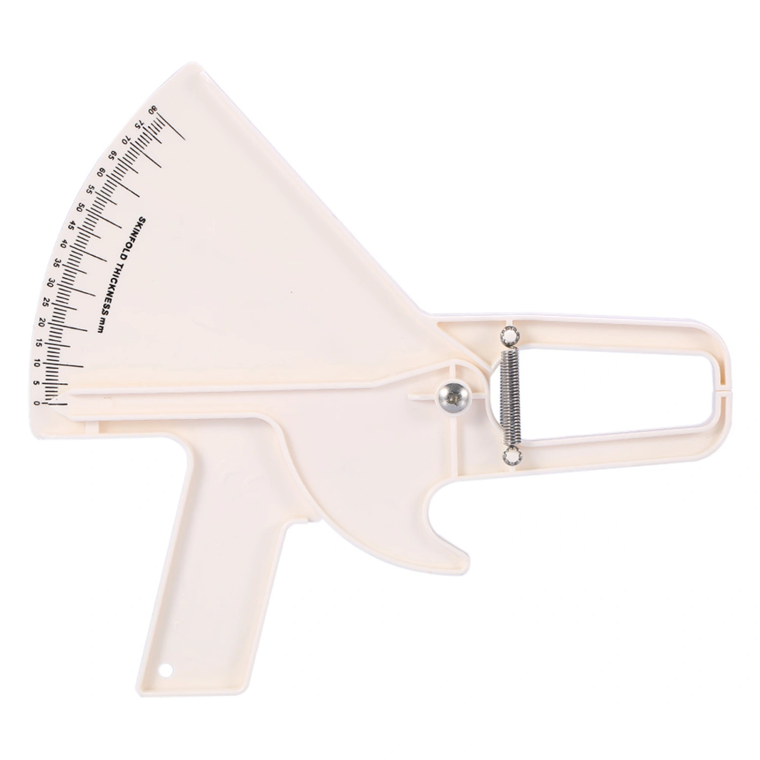 Women Men Body Fat Measure Skinfold Thickness Caliper Fitness Shaper Tester White