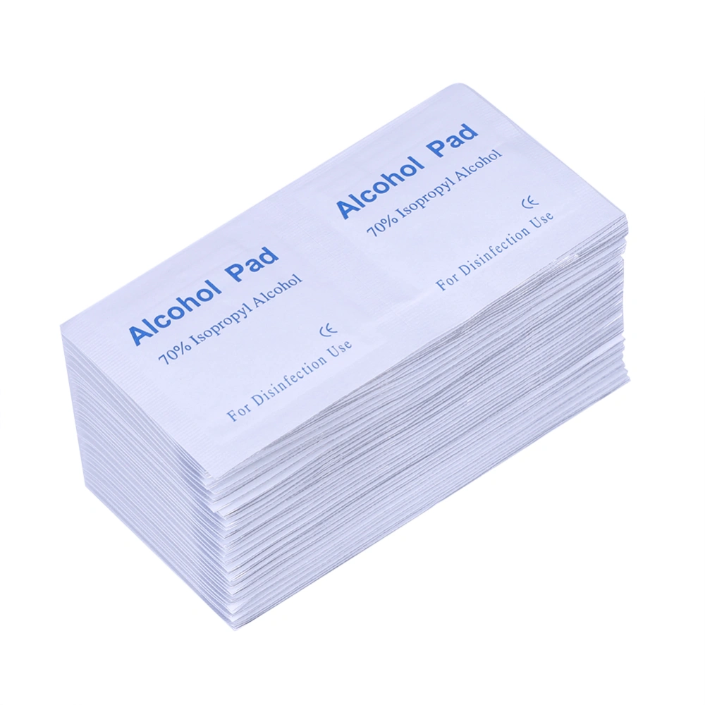 100pcs Sterile Alcohol Prep Pads Alcohol Swabs Pads Wipes Skin Cleanser