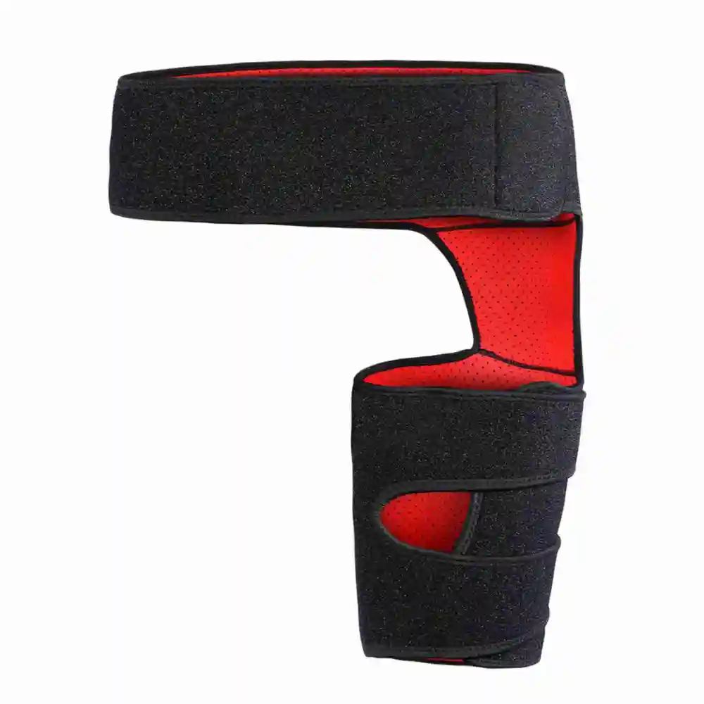 Black Adjustable Groin Brace Wrap Thigh Support Pain Relief Strain Neoprene Hip