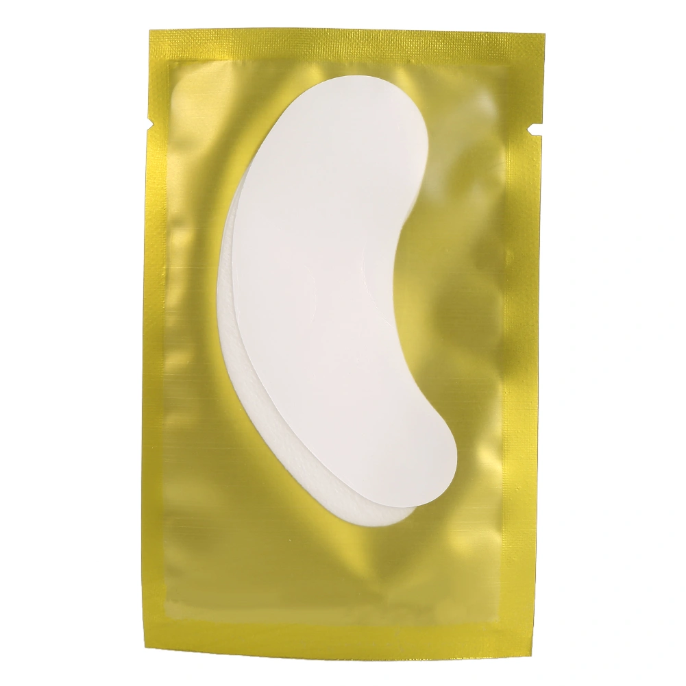 50Pairs/Set Eyelash Extension Hydrogel Under Eye Gel Lint Free Pad Patch Sticker Tape Gold