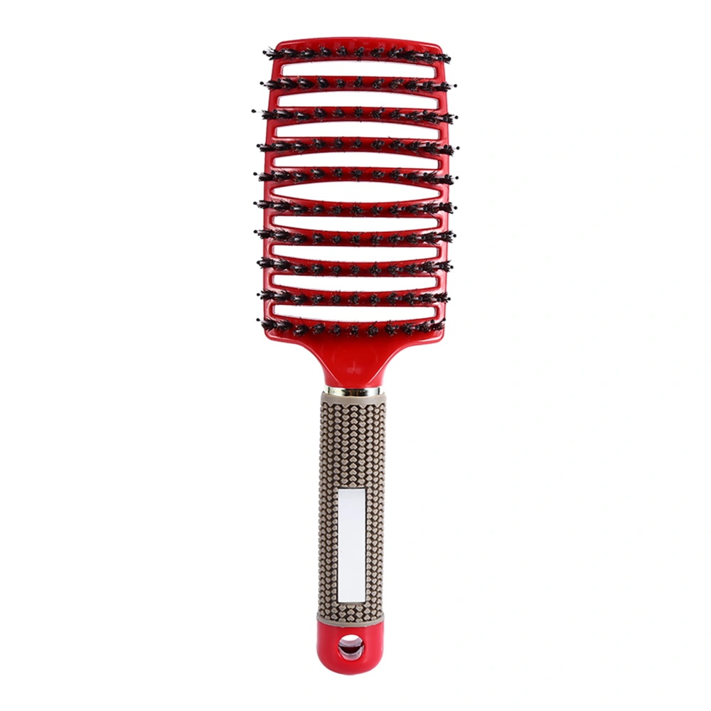 Salon Hair Scalp Massage Comb Dry Wet Hairbrush Anti Static Hairdressing Styling Tools(Red)