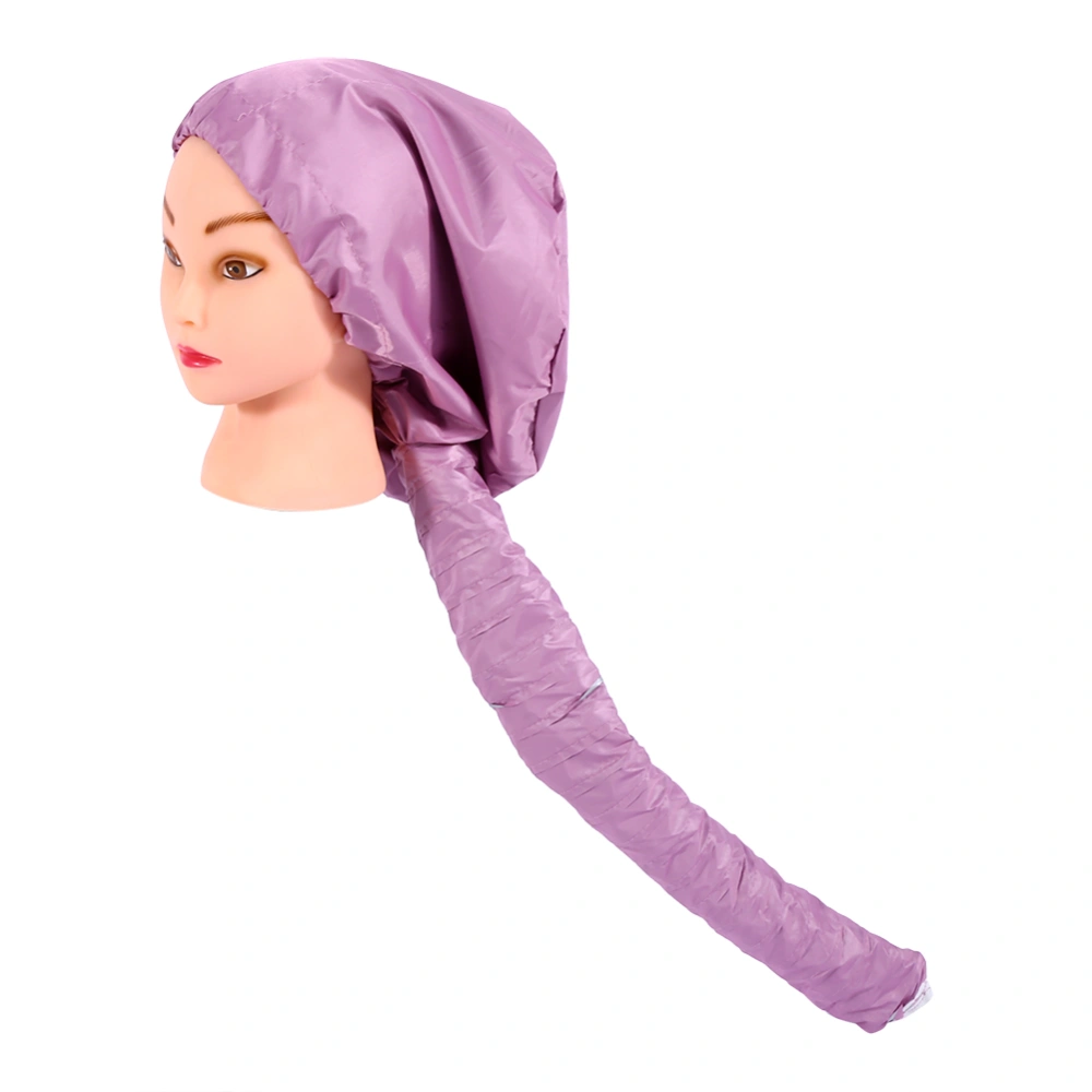 Portable Soft Hood Bonnet Haircare Attachment Hair Dryer Hat Heating Cap(Pink)