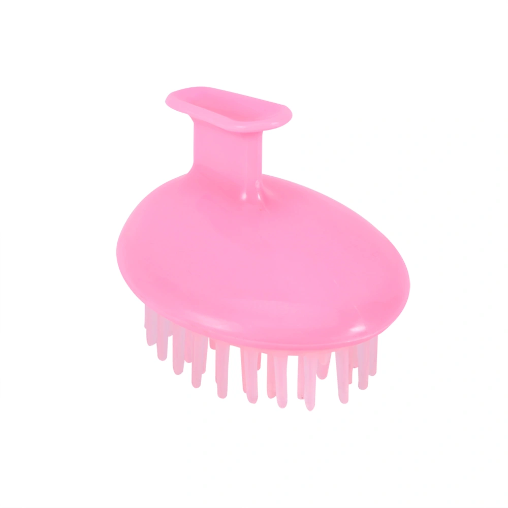 Fashion Shampoo Scalp Shower Bathing Washing Hair Massage Massager Brush Comb(Pink)