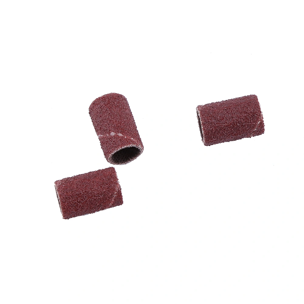 100Pcs Fashionable Nail Art Sanding Bands For Manicure Pedicure Electric Drill Machine 80#