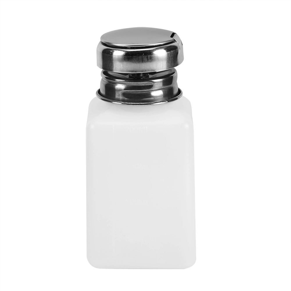 200ML Pump Dispenser Alcohol Polish Makeup Cleanser Liquid Remover Cleaner Empty Nail Bottle
