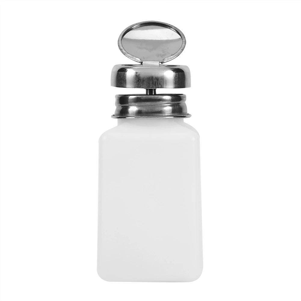 200ML Pump Dispenser Alcohol Polish Makeup Cleanser Liquid Remover Cleaner Empty Nail Bottle