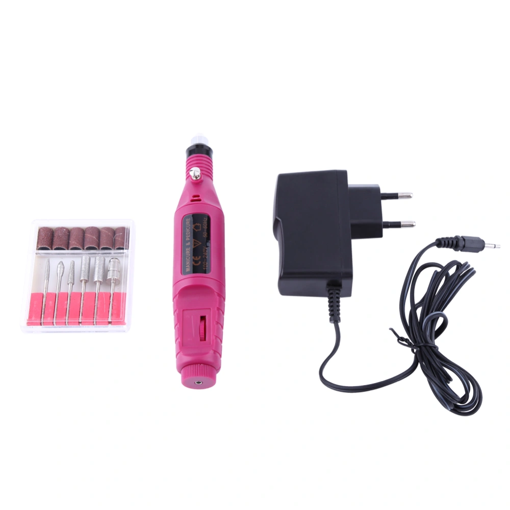 1Pc Fashionable Pen Shape Electric Nail Art Drill Machine Manicure & Pedicure Tool EU Plug