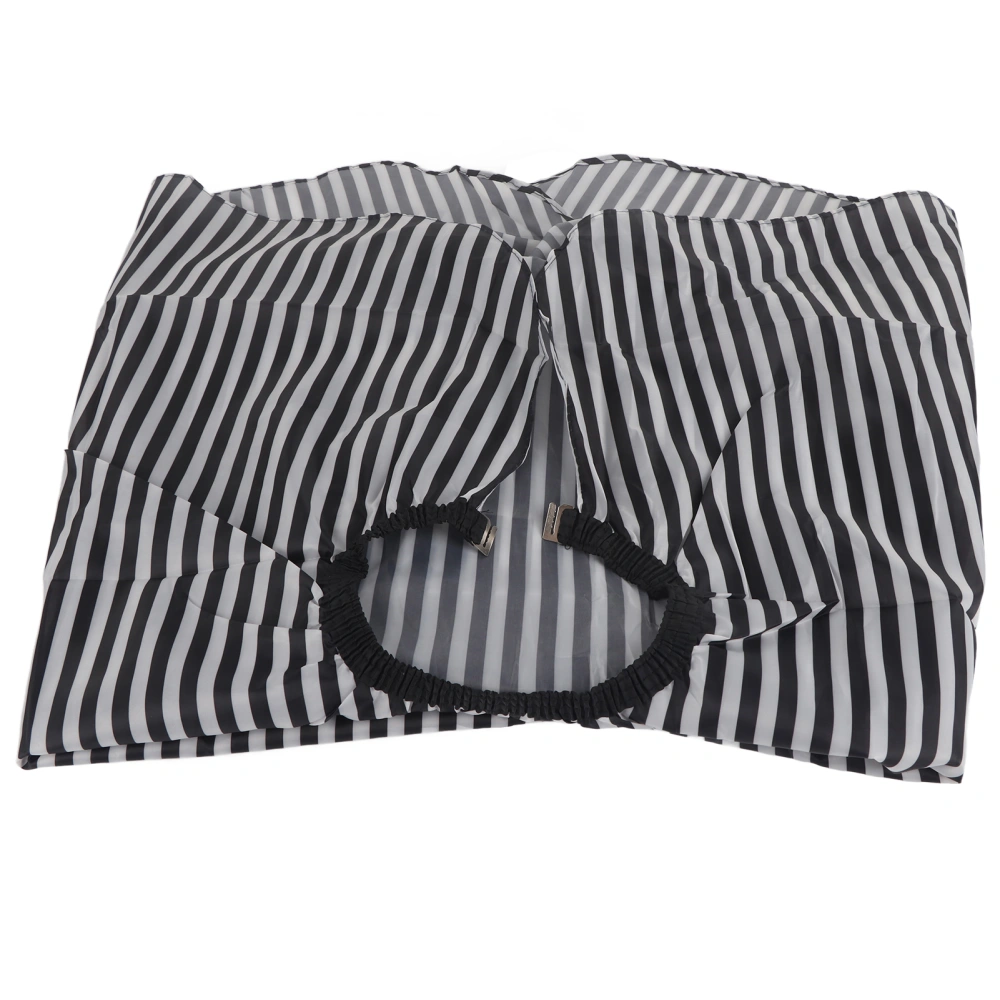 Adult Haircut Cape Stripe Hairdressing Hair Styling Cloth Wrap for Barber Gown Pro Salon Tool