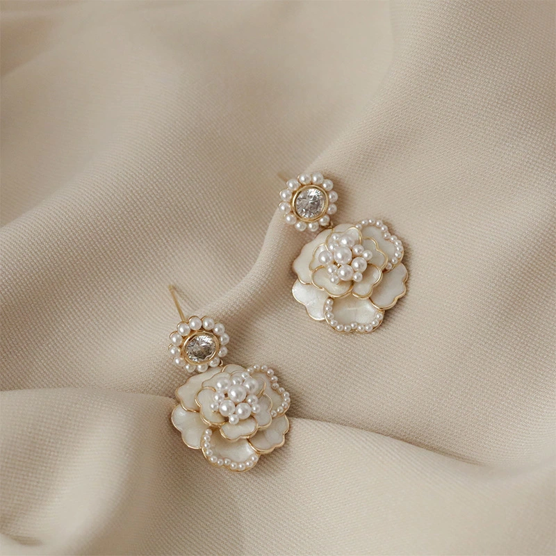 Fashion Handmade Crystal Butterfly Earrings Women's Earrings Luxury Jewelry