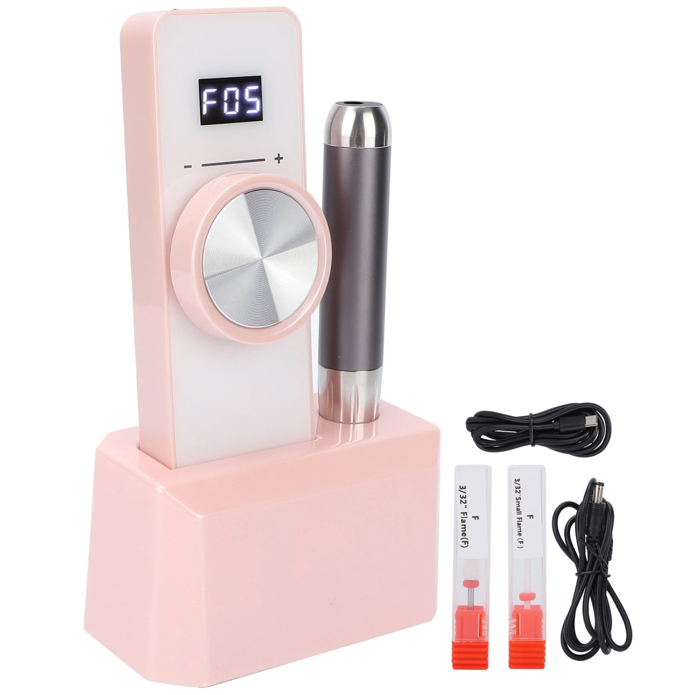 35000rpm Rechargeable Nail File Manicure Tools Brushless Nail Grinding Polishing MachineWhite