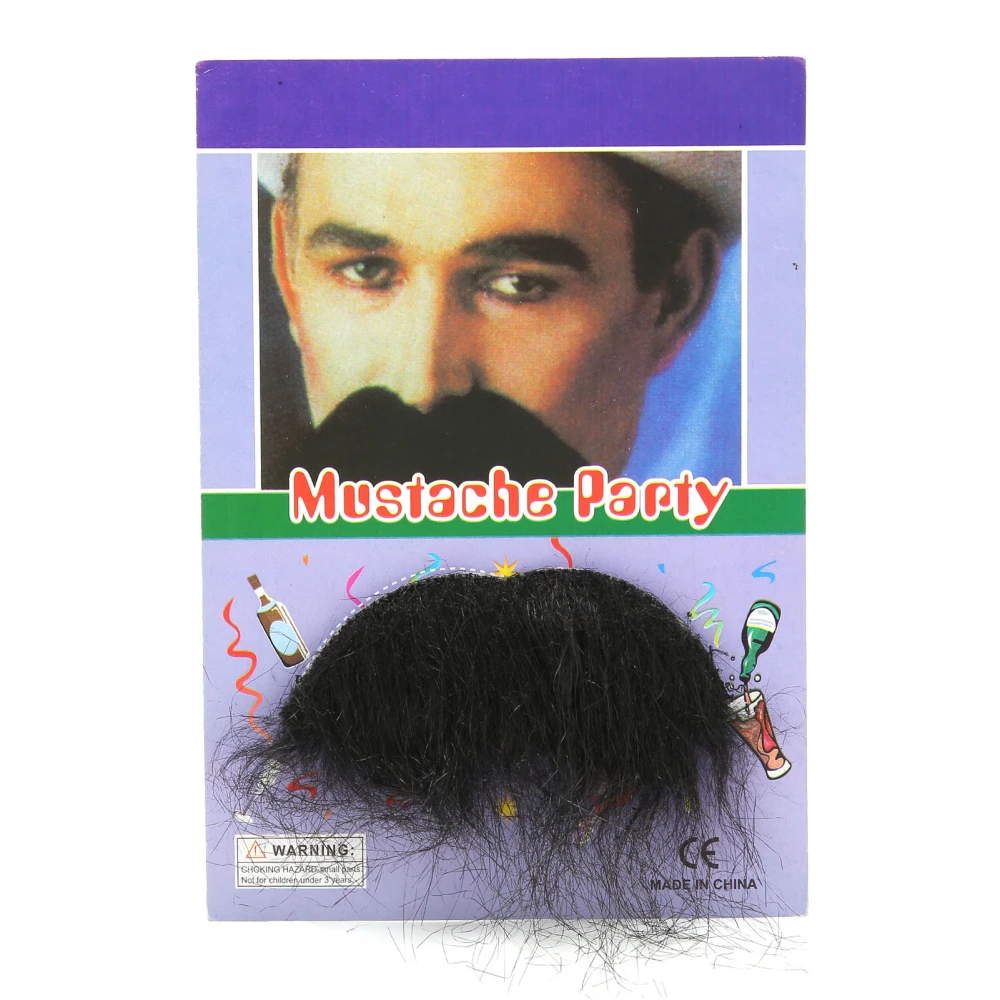 Fake Mustaches Novelty Cosplay Costume Beard Mustache Supplies for Halloween Parties