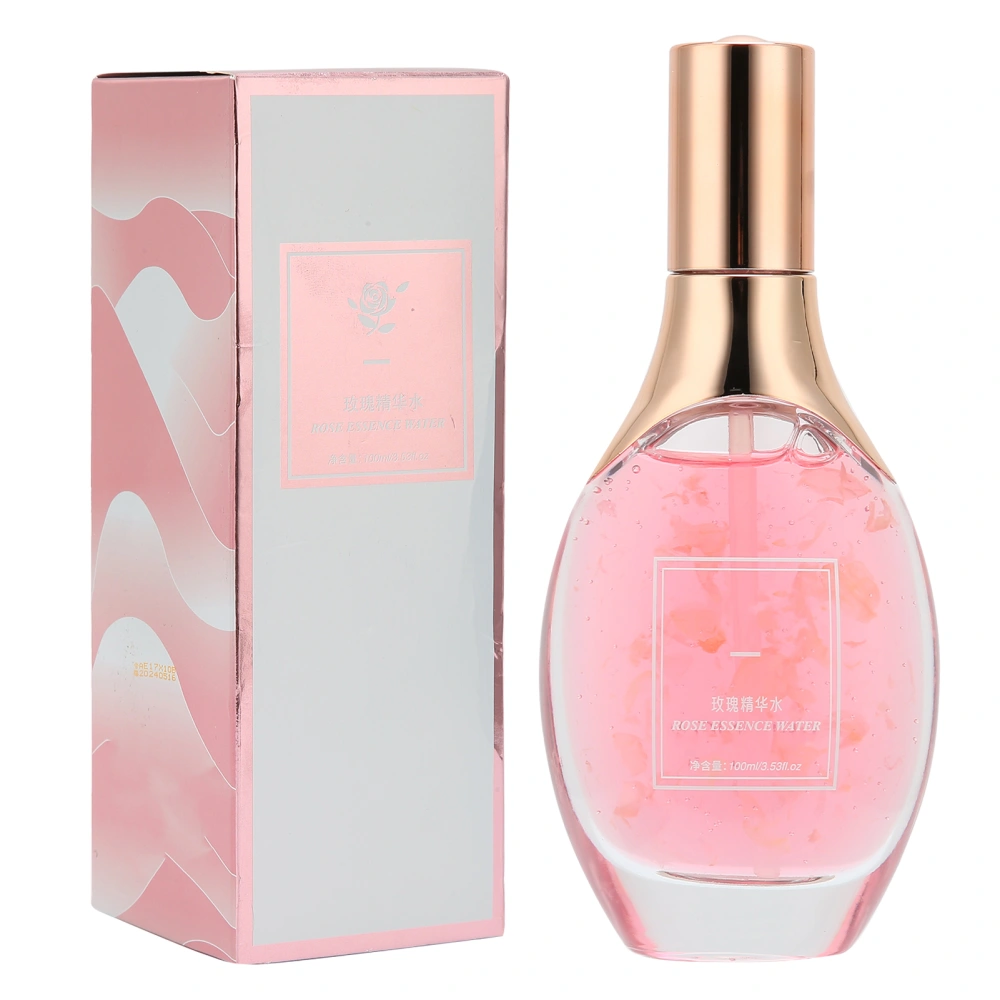 Rose Water Facial Toner Brightening Moisturizing Balance Oil Water Face Serum 100ml