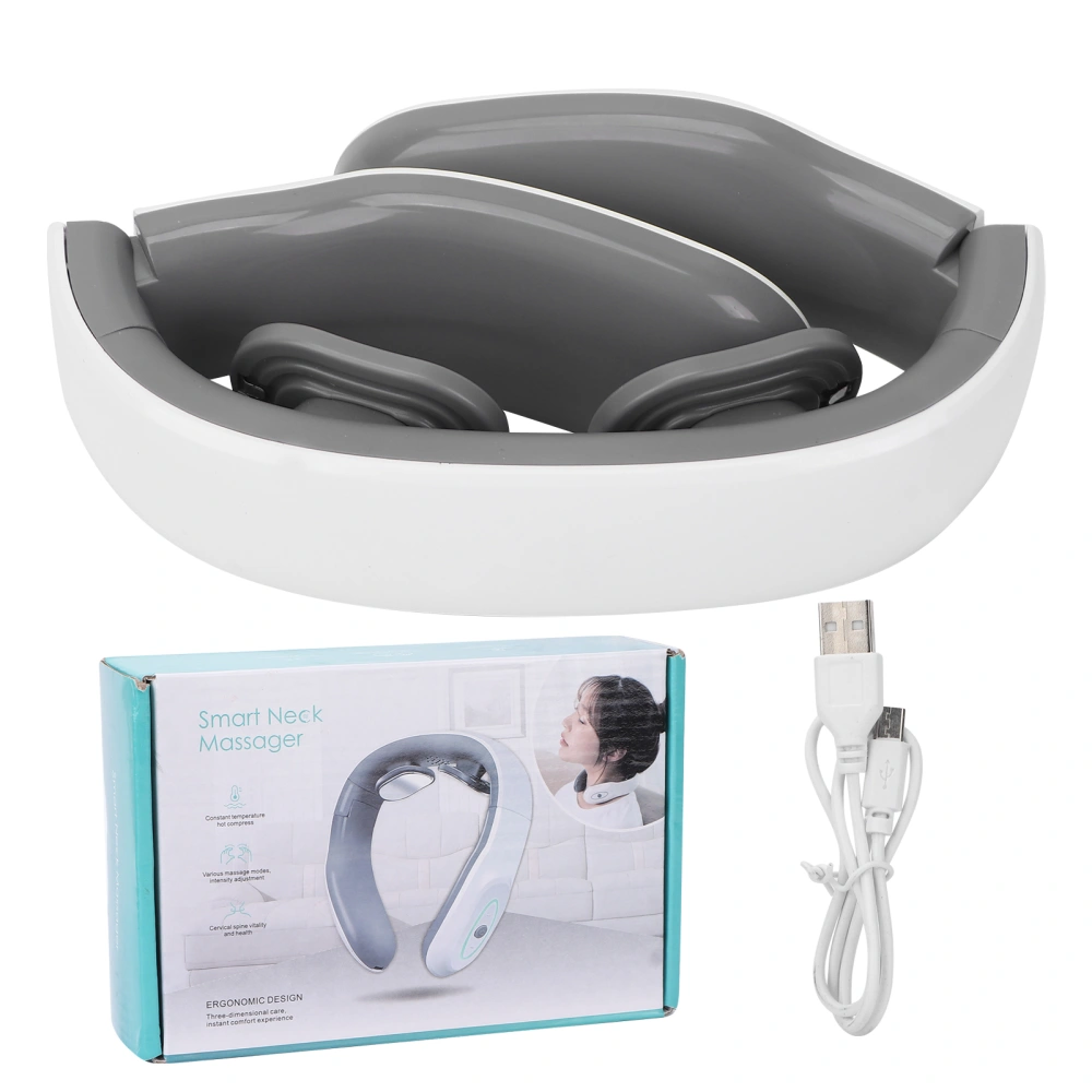 Rechargeable Electric Neck Massager Multifunctional Smart Neck Care Cervical Massager