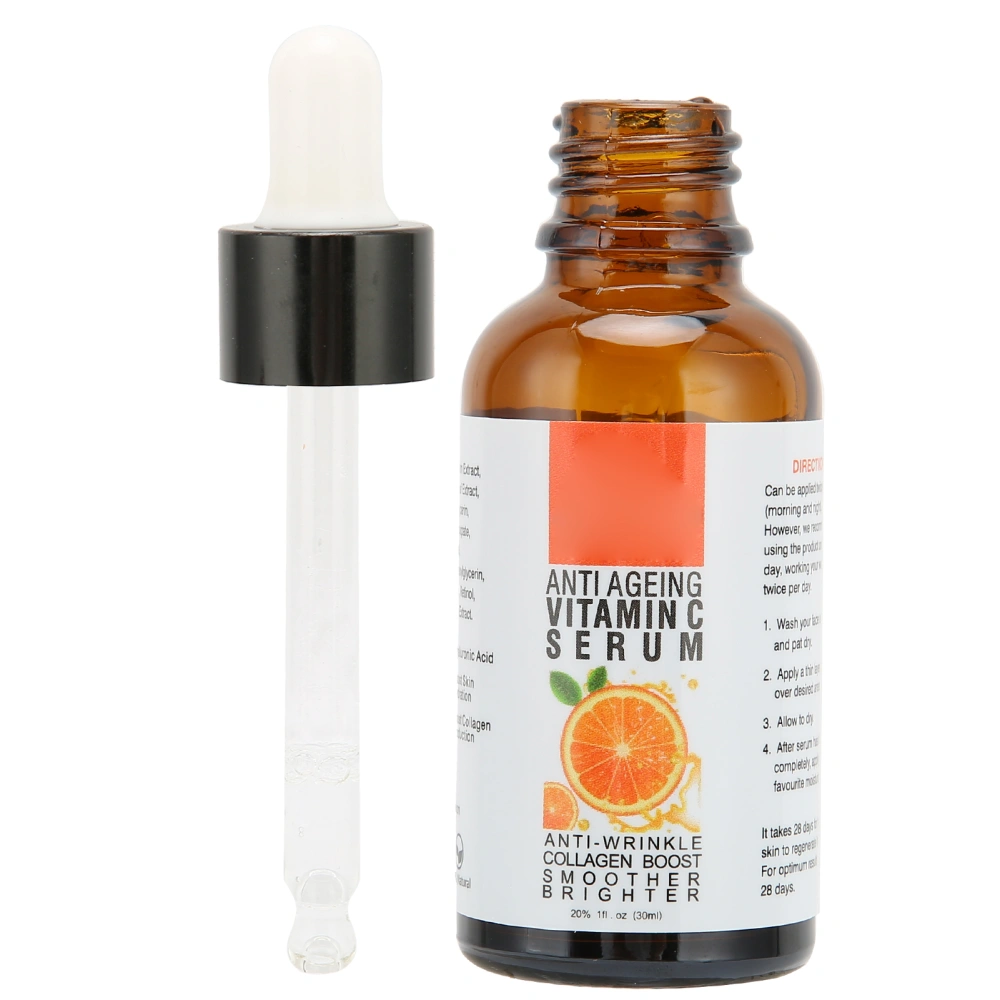 Vitamin C Serum Antioxidant Anti Aging Facial Moisturizing Hydrating Serum Skin Care 30ml