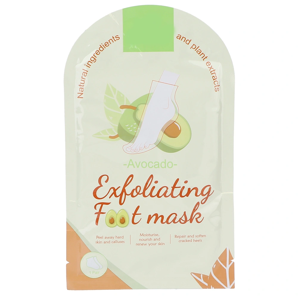 ELAIMEI Foot Peeling Mask Dead Skin Cutin Callus Removal Moisturizing Avocado Foot Mask