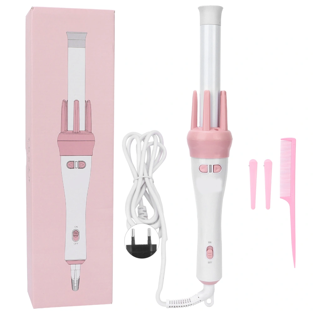 Professional Ceramic Curling Iron Automatic 360° Rotating Hair Curler Electric Curling Wand 110‑240VEU Plug