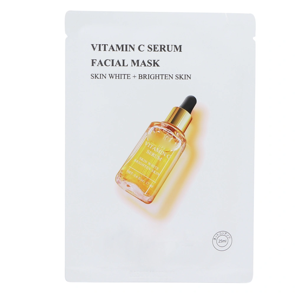 BREYLEE Vitamin C Facial Sheet Mask Antioxidant Melanin Removal Brighten Face Mask