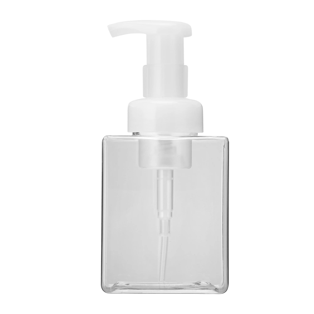 Plastic Foaming Bottle Soap Storage Empty Bottle Refillable Foaming Dispenser Container 250mlTransparent