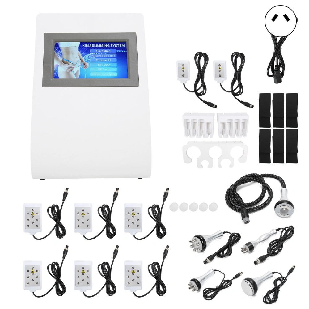 Multifunction 6 in 1 Fat Burning Machine Desktop RF Body Slimming Machine 110‑240VAU Plug