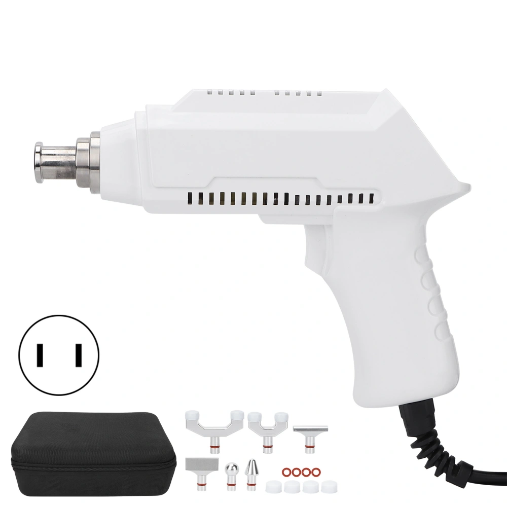 Electric Spine Massager Adjusting Corrector Gun Electric Spine Chiropractor WhiteUS Plug 110V