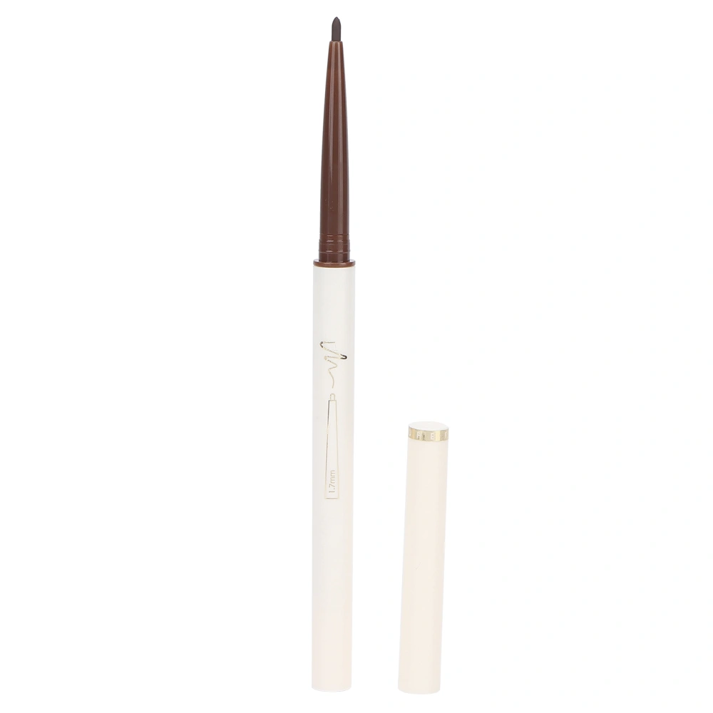 Focallure NonDizzy Eyeliner Pencil Fast Dry Long Lasting High Pigmented Eyeliner Pencil 1g(#F02 Chocolate Brown )