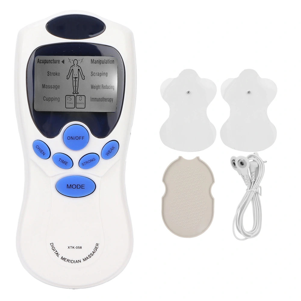 Body Massage Digital Therapy Machine Portable Electrode Shoulder Neck Muscle Stimulator