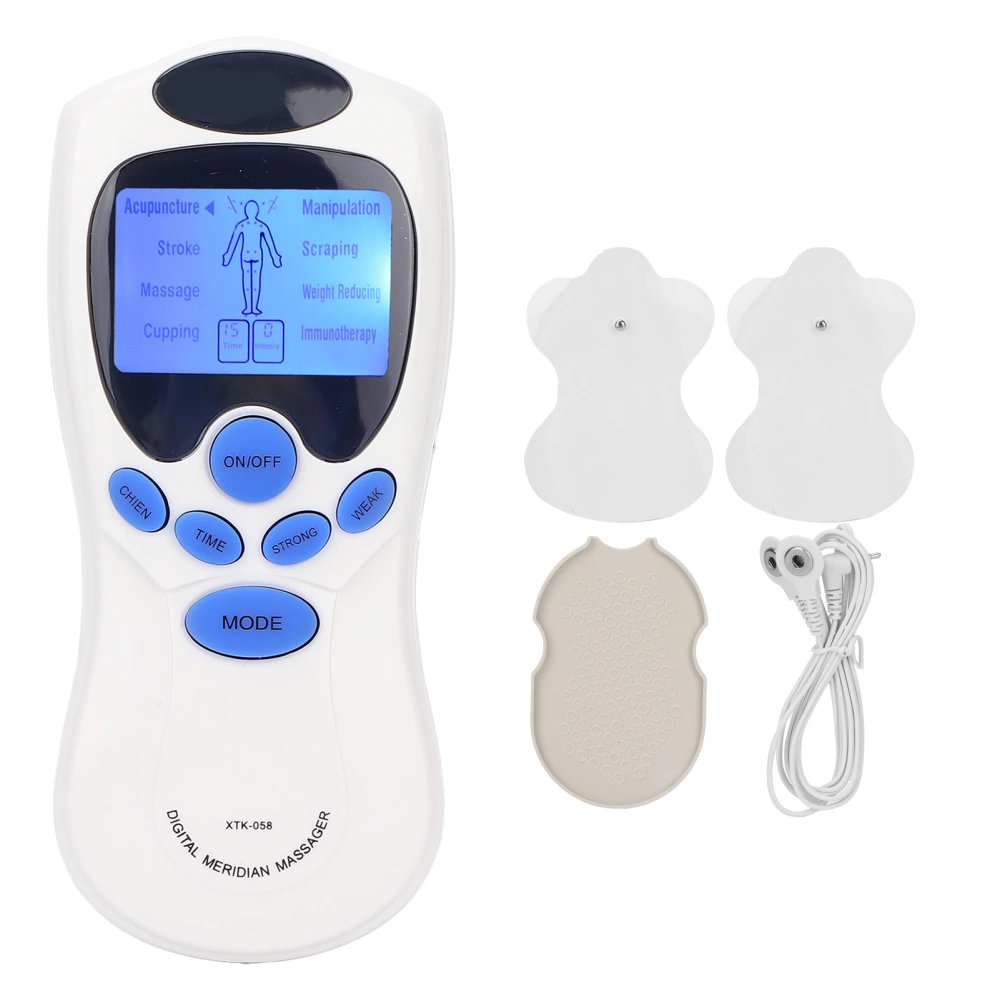 Portable Muscle Stimulator Device Pain Relief Electric Body Muscle Massager Machine