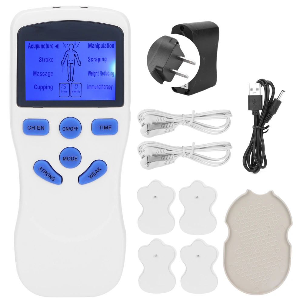 Multifunctional Electric Muscle Stimulator Machine Professional Acupuncture Massage EquipmentUS Plug 100‑240V