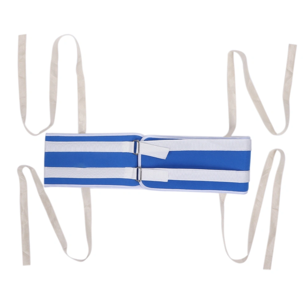 Bed Restraint Straps Waist Restraining AntiFall Safety Bed Belt for Elderly Patient Blue