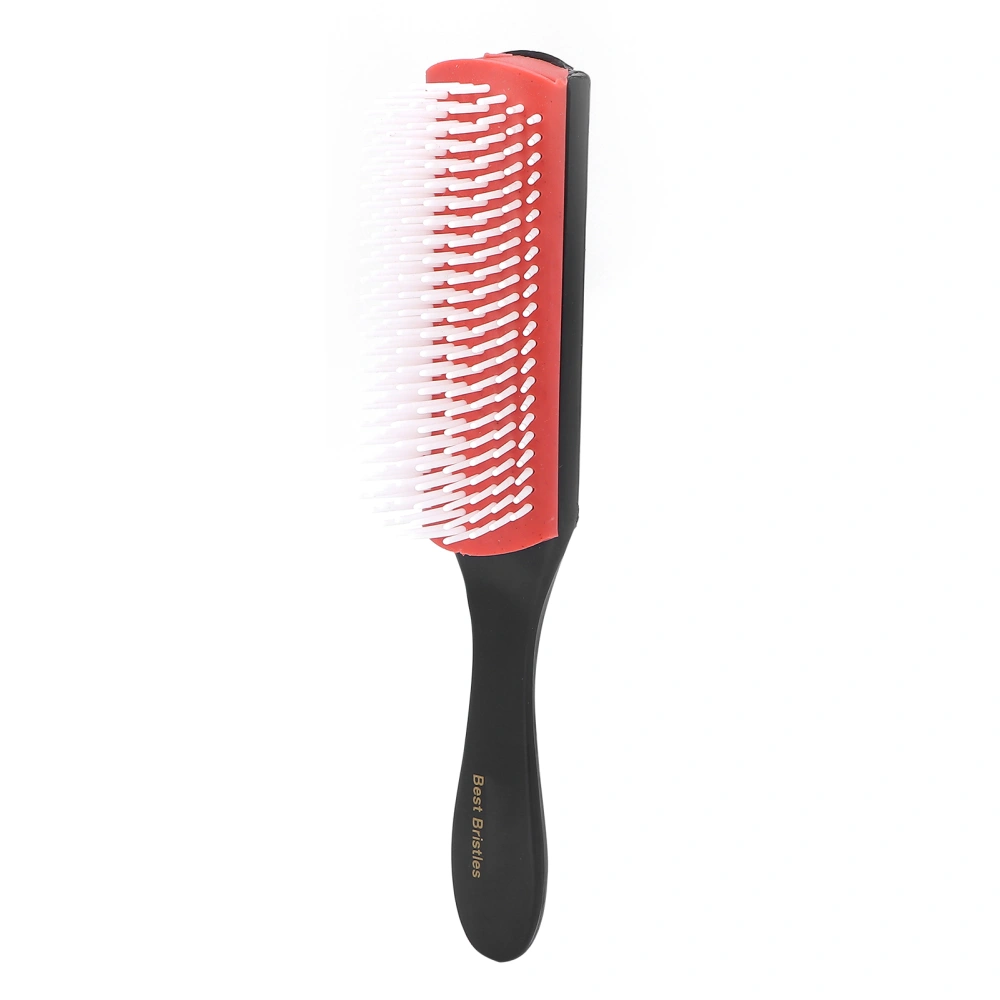 9‑Row Cushion Hair Styling Brush Salon Detachable Travel Curly Hair Detangling Brush