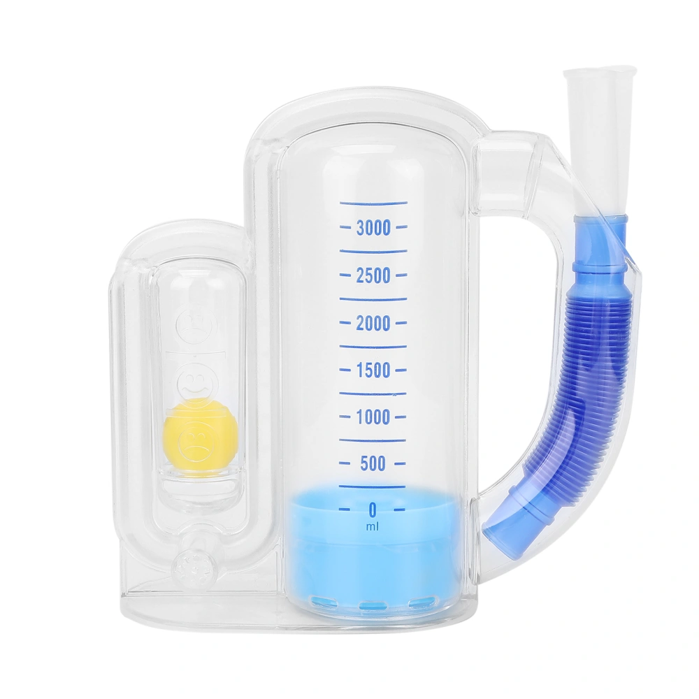 3000ml Spirometry Breathing Exerciser Lung Breathing Vital Capacity Training Tool Exerciser