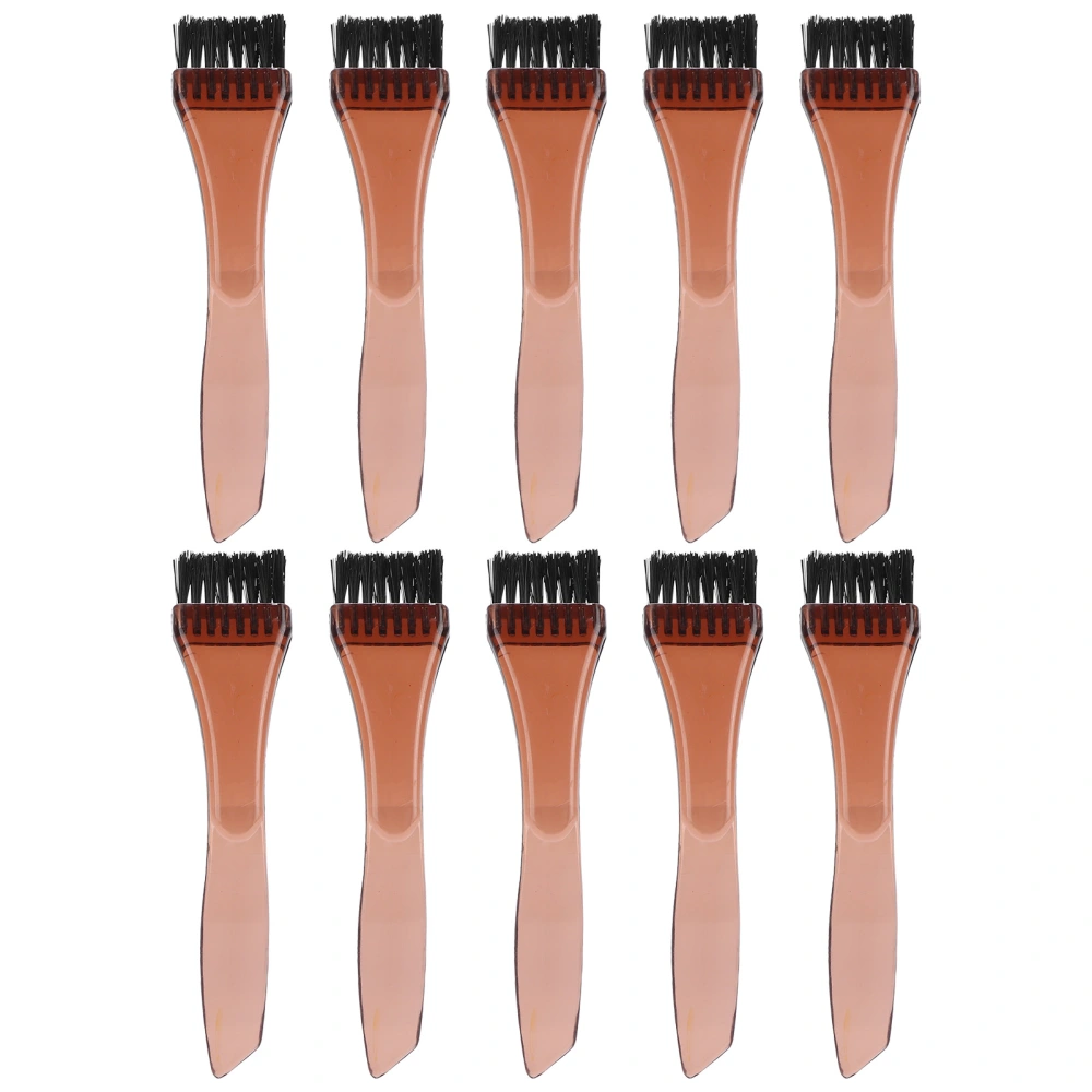 10pcs Hair Dyeing Brush Comfortable Handle Soft Hair Coloring Brush Barber Shop Accessory