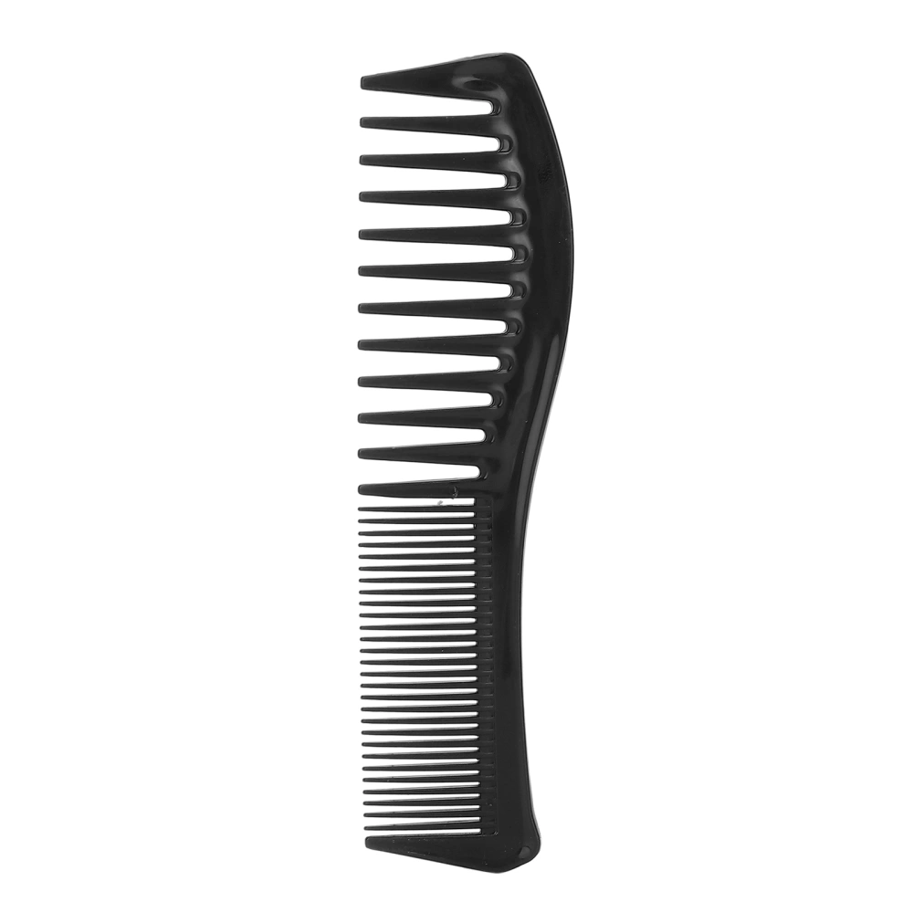 Detangling Hair Comb Portable Home Salon Fine Wide Tooth Styling Comb Hairdressing ToolBlack