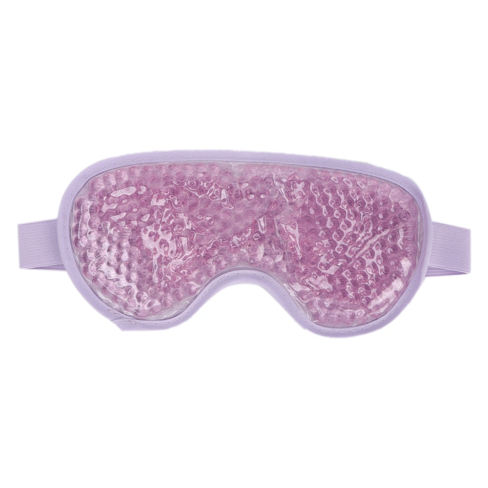 Cooling Gel Bead Eye Patch Reusable Hot Cold Compress Eye Pack Cover for Swelling FatiguePurple