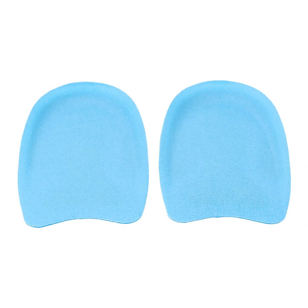 Heel Support Cups Shock Absorption Elastic Heel Pad Breathable Half Heel Insole for Pain ReliefL