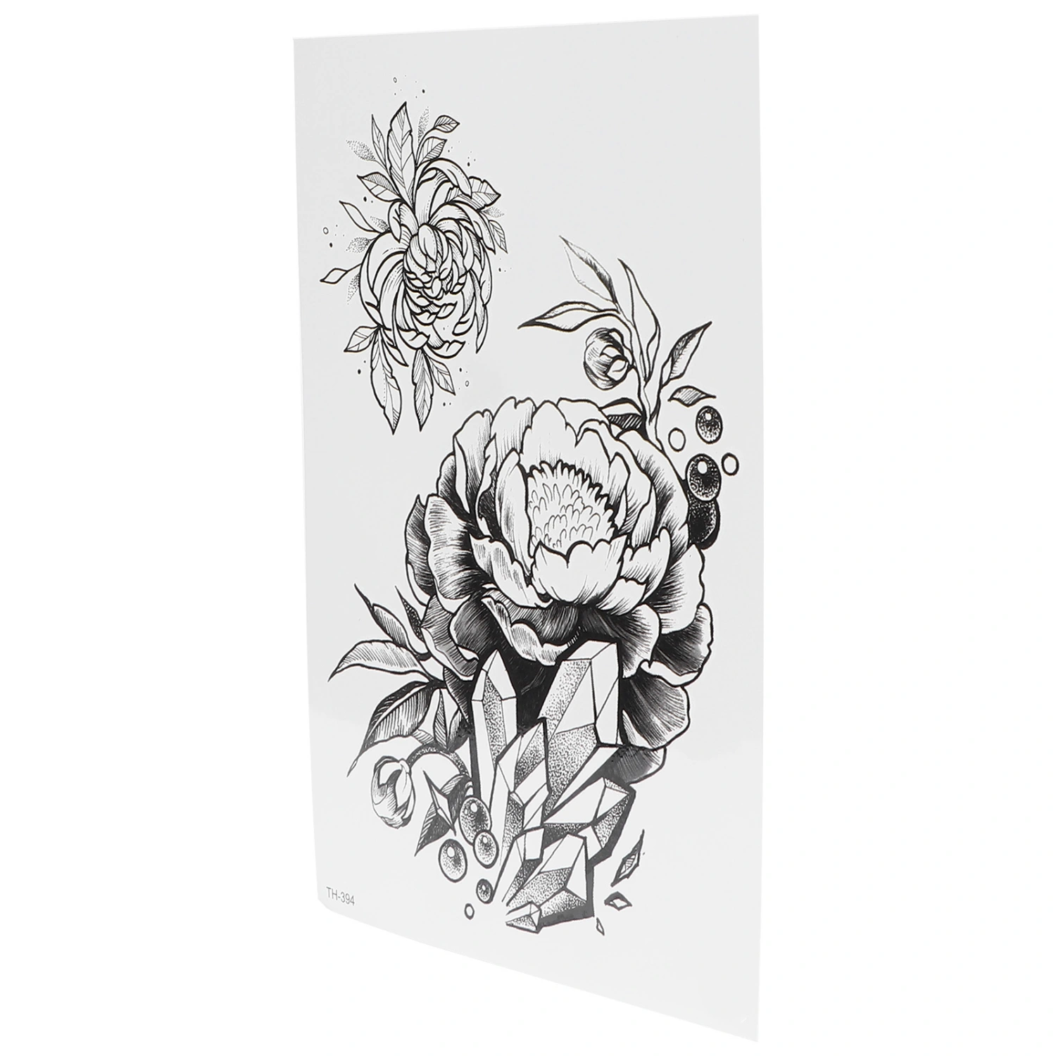 Temporary Tattoos Women Waterproof Flower Long Lasting Body Fake Tattoo StickersTH‑394