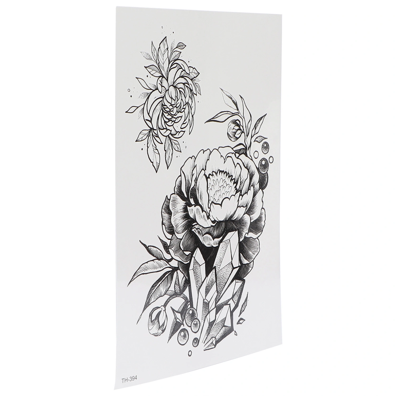 Temporary Tattoos Women Waterproof Flower Long Lasting Body Fake Tattoo StickersTH‑394
