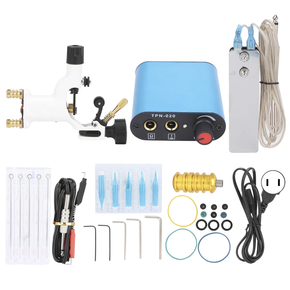 Professional Tattoo Machine Kit Permanent Makeup Pen Machine for Beginners 90‑265VUS Plug